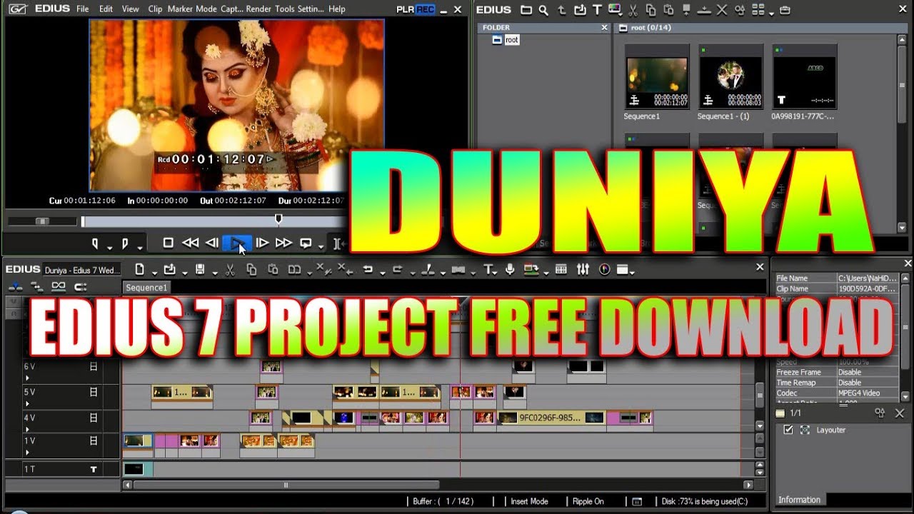 Edius 7 Mixing Song Projects Free Download